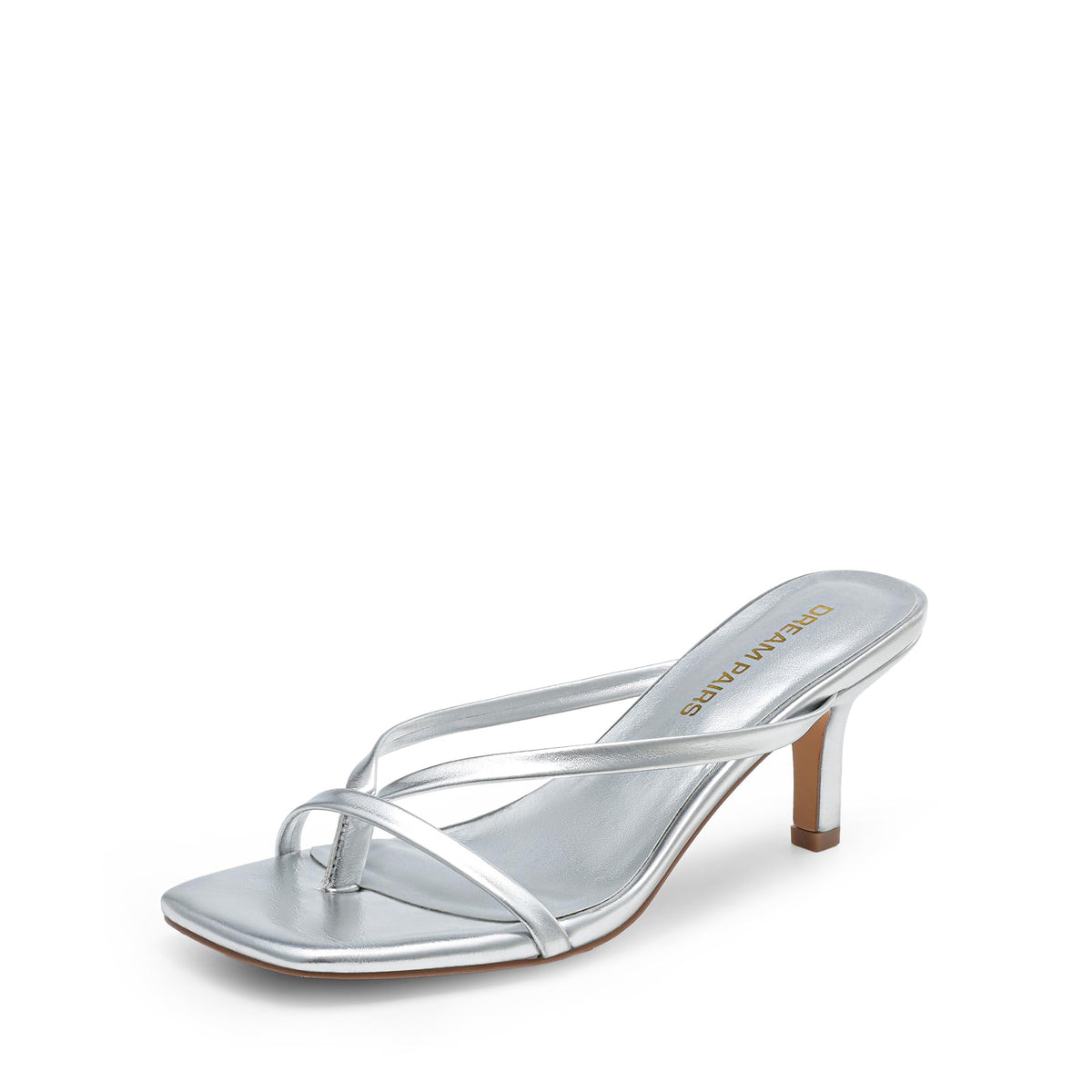 DREAM PAIRS Women's Flip-Flops Kitten Heels Sandals | open square toe thong heels, comfortable mules heels, dress shoes for women, fashion summer vacation sandals
