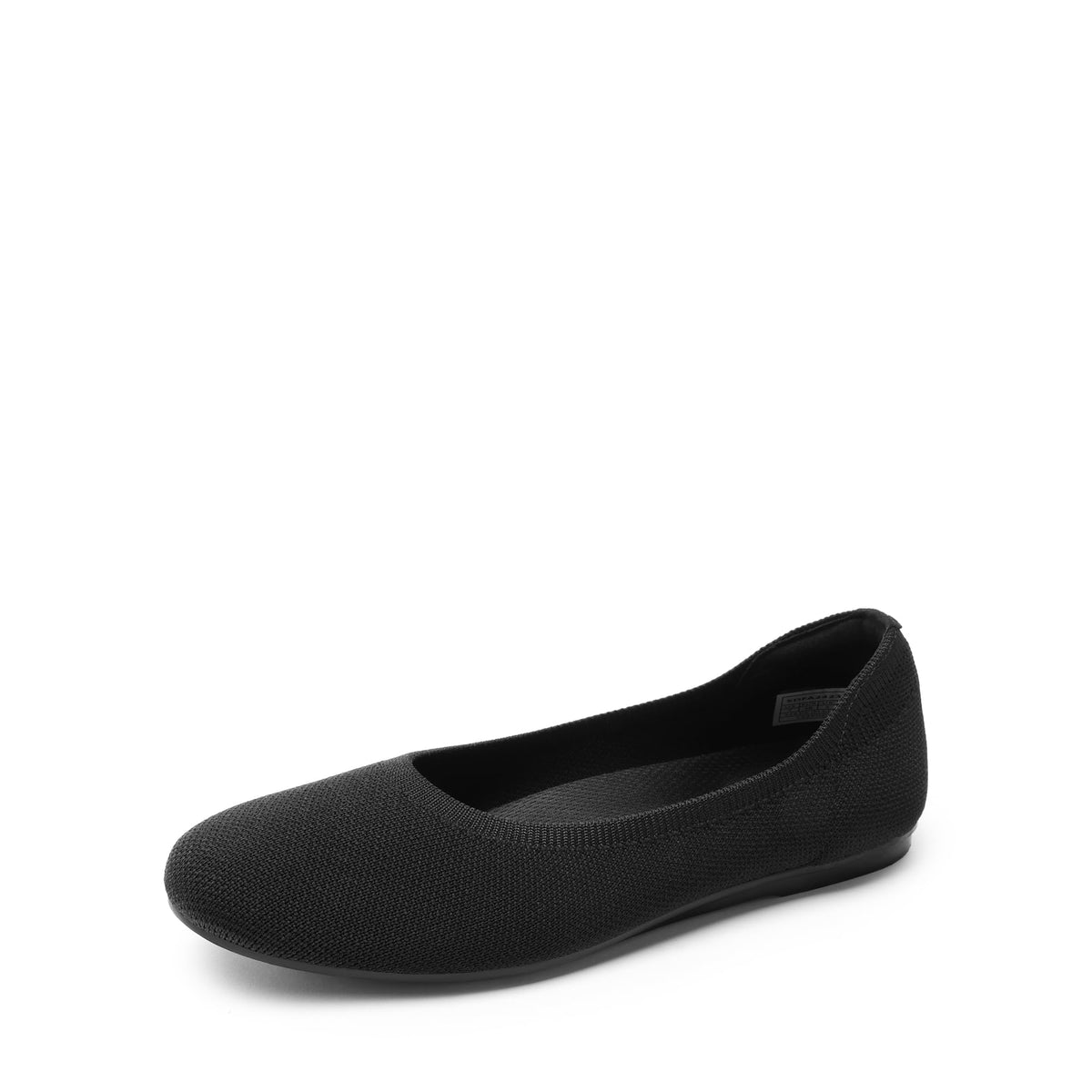 DREAM PAIRS Women's Dress Knit Ballet Comfort Flats | Comfortable Round Toe Slip-On Flexible Portable Breathable Dress Office Flats for Daily Walking and Travel