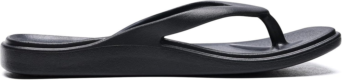 Arch Support Flip Flops for Women Square Toe Thong Sandals Comfortable Summer Beach Lightweight Flip Flops