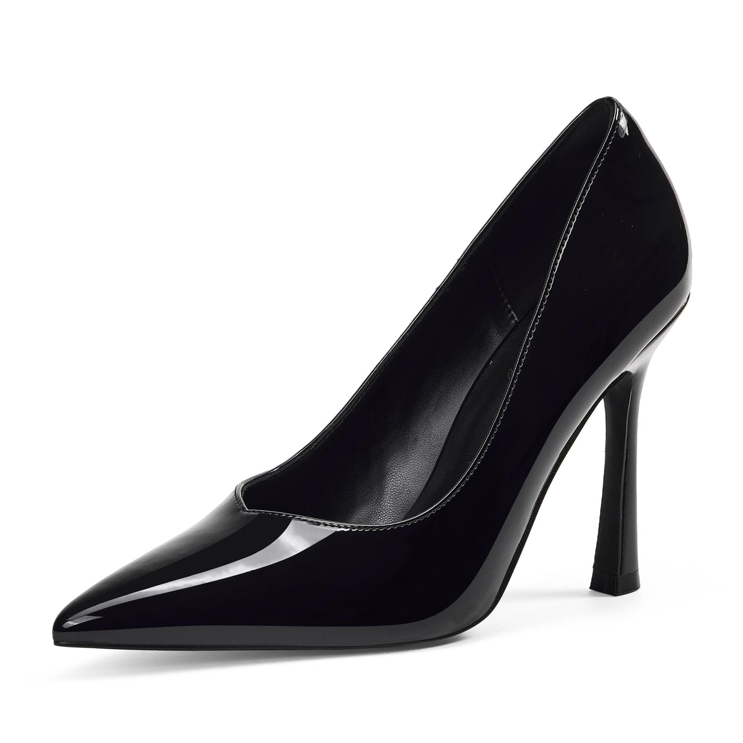 Elisabet Tang Women's High Heels Pumps Closed Pointed Toe Stiletto 4inch Heels Classic Office Special Dressy Wedding Pump Shoes
