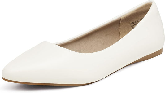DREAM PAIRS Women's Dress Ballet Flats | pointed toe flats, dressy flat shoes for wedding work office business, slip on comfort flats for women