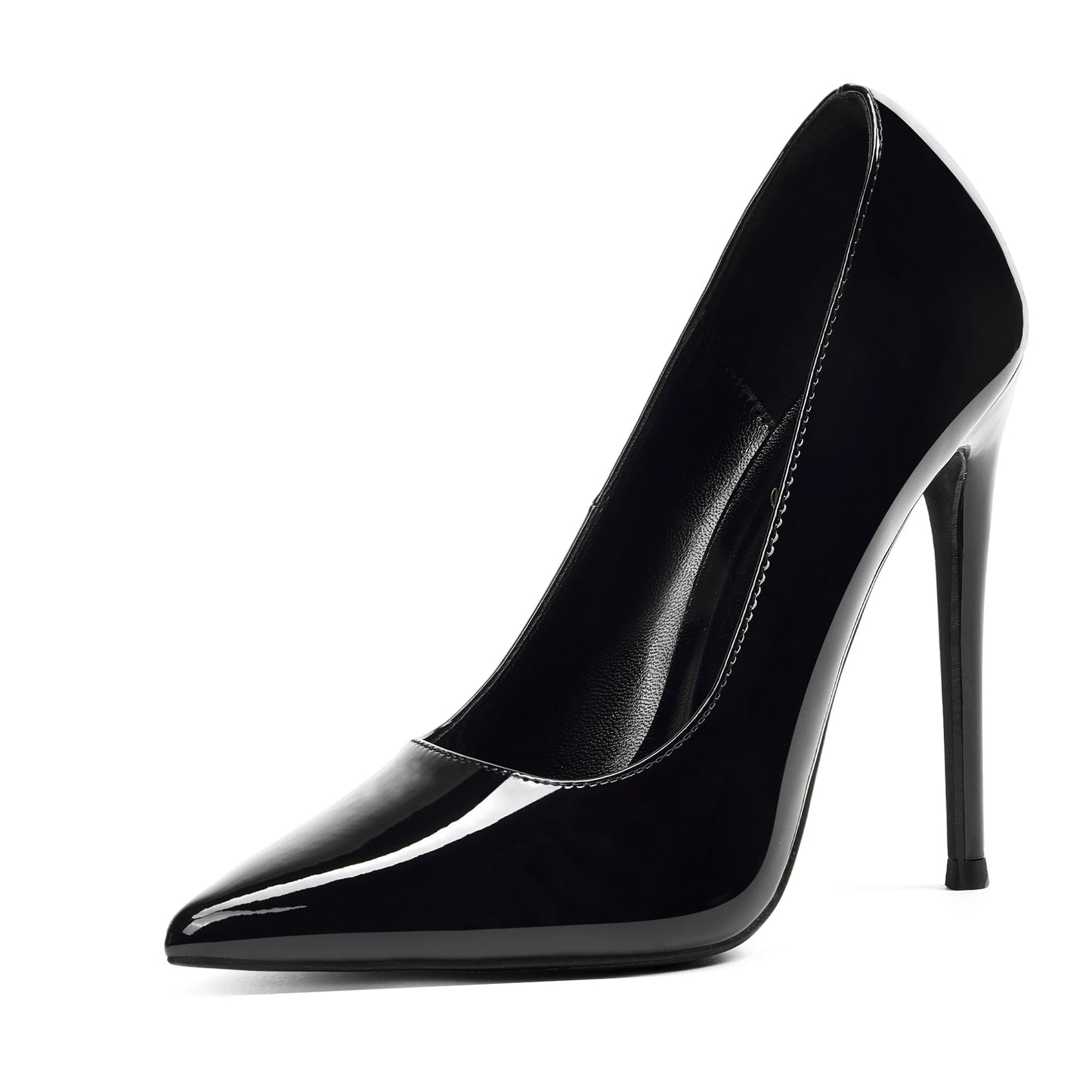 Elisabet Tang Women's High Heels Pumps Closed Pointed Toe Stiletto 4inch Heels Classic Office Special Dressy Wedding Pump Shoes