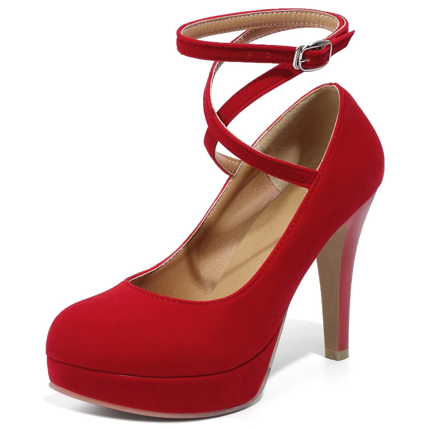 Mostrin Fashion Vintage Womens Small Bowtie Platform Pumps Ladies Sexy High Heeled Shoes