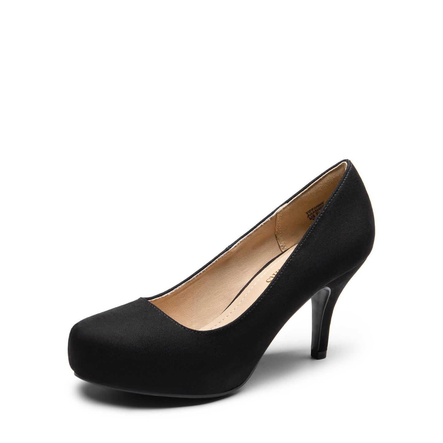 DREAM PAIRS Women's Low Platform Stiletto Heels Pumps | Classic Elegant Versatile Heels Dress Comfortable Closed Toe Pumps Shoes for Wedding Party Walking Brithday Work Office Daily