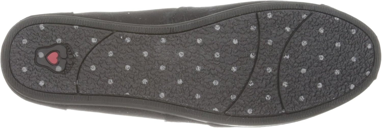 Skechers Women's BOBS Plush-Peace & Love Flats | Casual slip on, Memory Foam footbed, Machine Washable, Crafted with 100% vegan materials, Canvas upper
