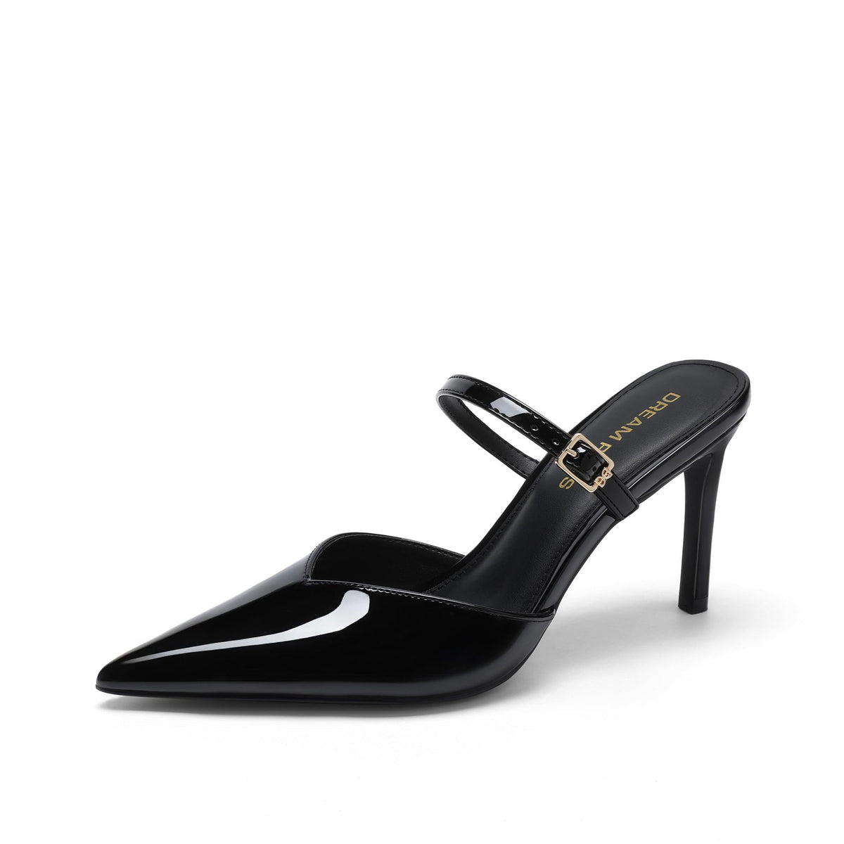 DREAM PAIRS Womens Closed Pointed Toe High Heels Mules | 3.34" Stiletto Women's Pumps Shoes Wedding Work Office Sexy Fashion Heels for Women