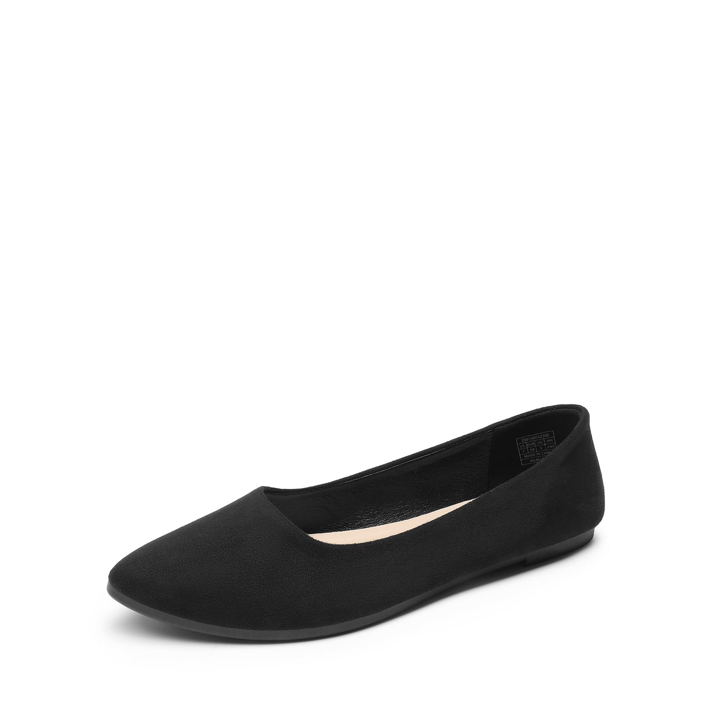 DREAM PAIRS Women's Pointed Toe Flexible Flats | pointed toe flats,comfortable flexible cushioned slip on shoes,for business work office casual occasion