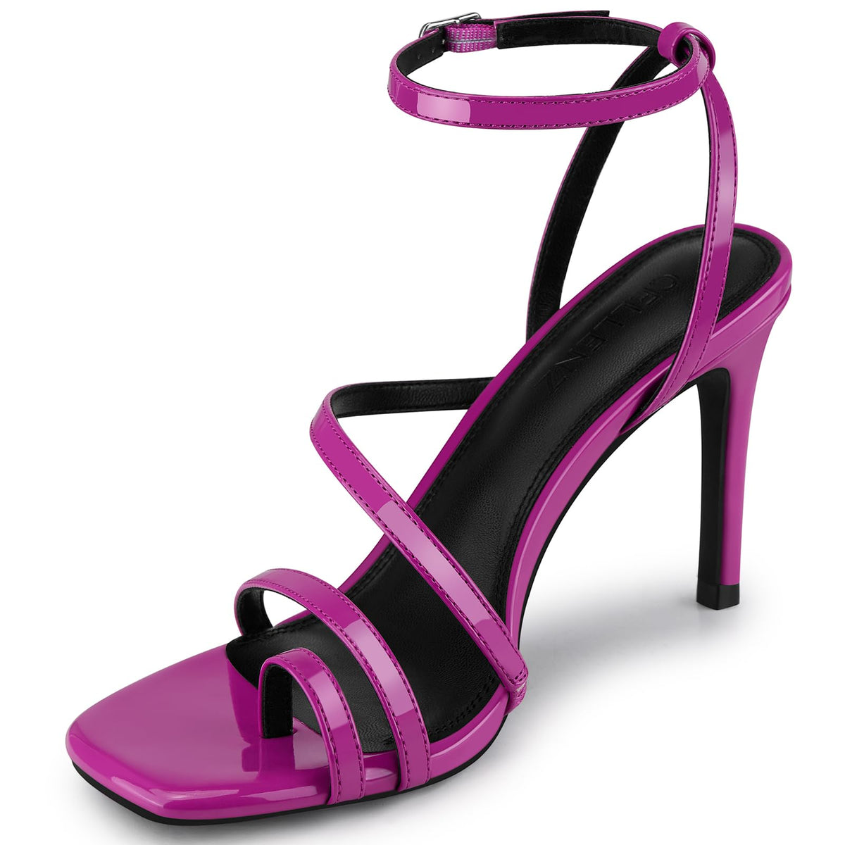 CELLENZ Strappy Women High Heels: Comfortable Open Toe Stiletto Heel Sandal | 3.9 inch Trendy Heel 2026 Dress Office Formal Graduation Shoes Sexy Prom Dance Wedding Pump Shoe