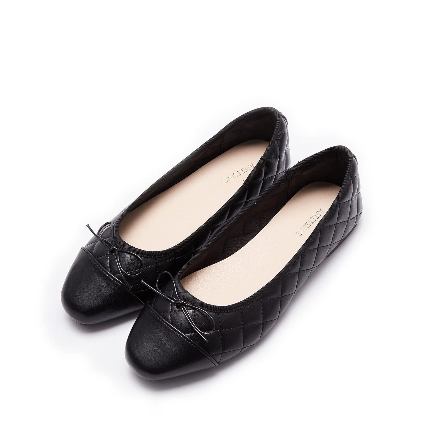 Women's Round Toe Ballet Flats Comfortable Bow Dressy Flats Shoes for Women