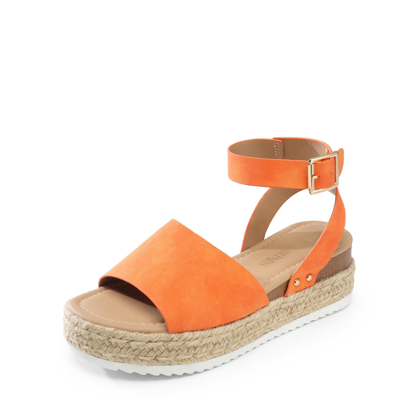 DREAM PAIRS Women's Platform Espadrille Wedge Sandals | Adjustable ankle strap with cushioned footbed for comfortable walking, vacation, beach outing and summer events