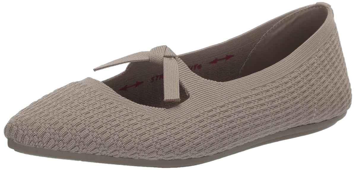 Skechers Women's Cleo 2.0 - Glitzy Daze | Modern Comfort Casual, Dress, Air-Cooled Memory Foam, Stretch Fit, Vegan, Recycled Materials