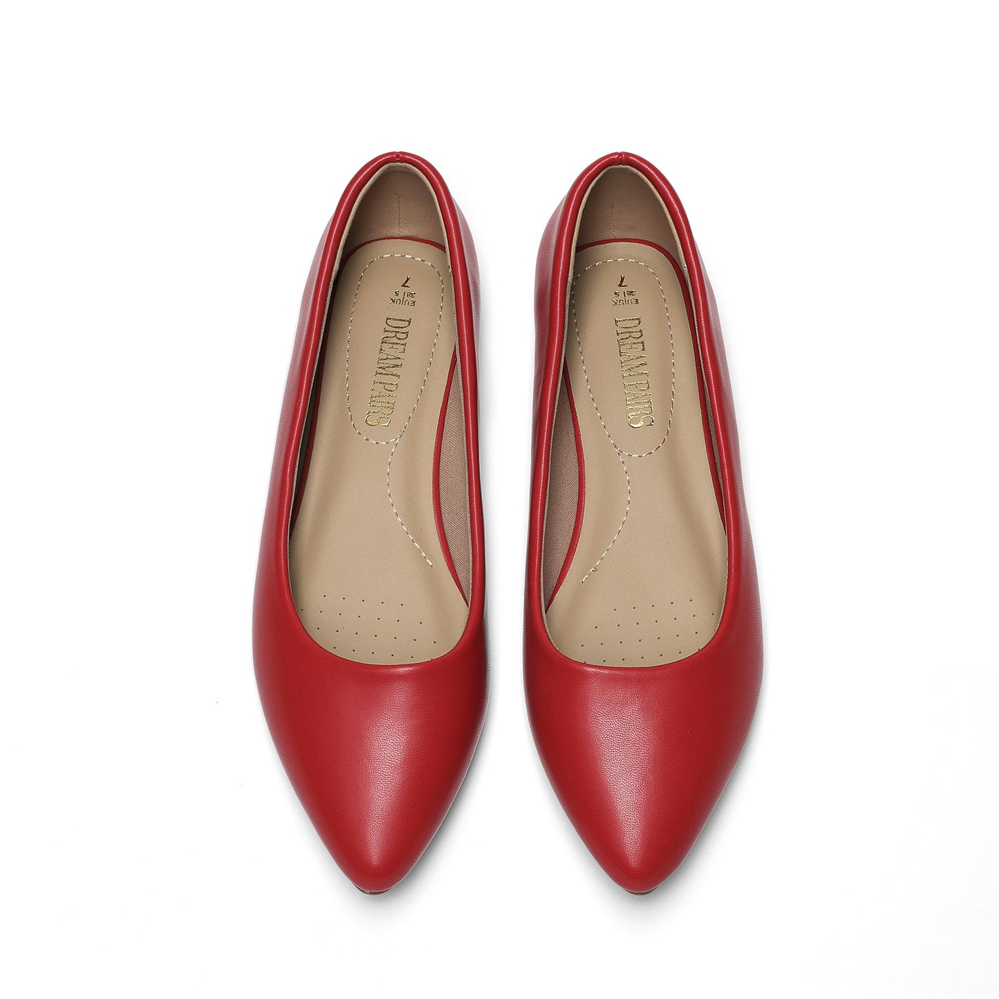 DREAM PAIRS Women's Dress Ballet Flats | pointed toe flats, dressy flat shoes for wedding work office business, slip on comfort flats for women