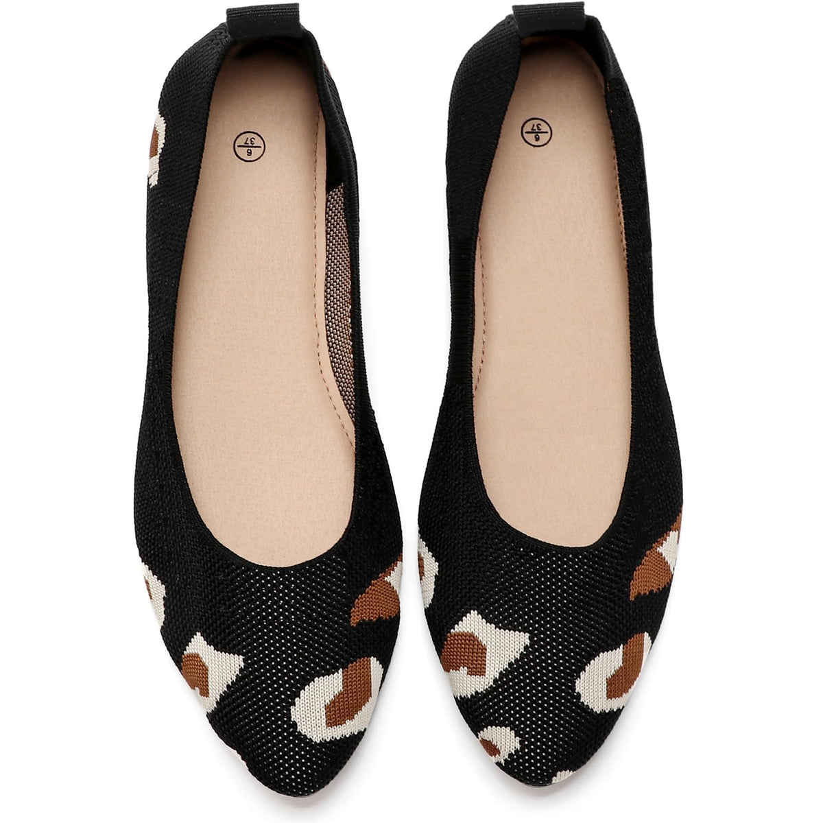 Shupua Women's Pointed Toe Ballet Flats