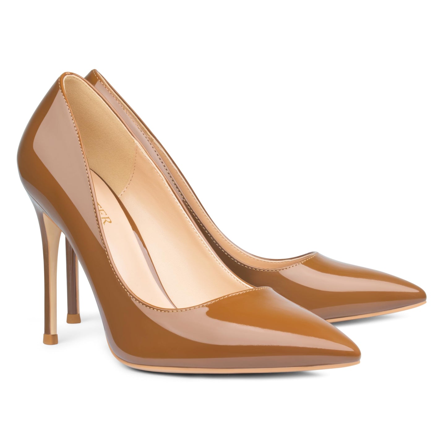 COLETER Women's 4 Inch Pumps Pointed Toe Dress Shoes Slip On Stiletto Pumps | Closed Toe Stiletto High Heel Pumps, Elegant Dress Heels for Business Casual, Formal, Evening Party