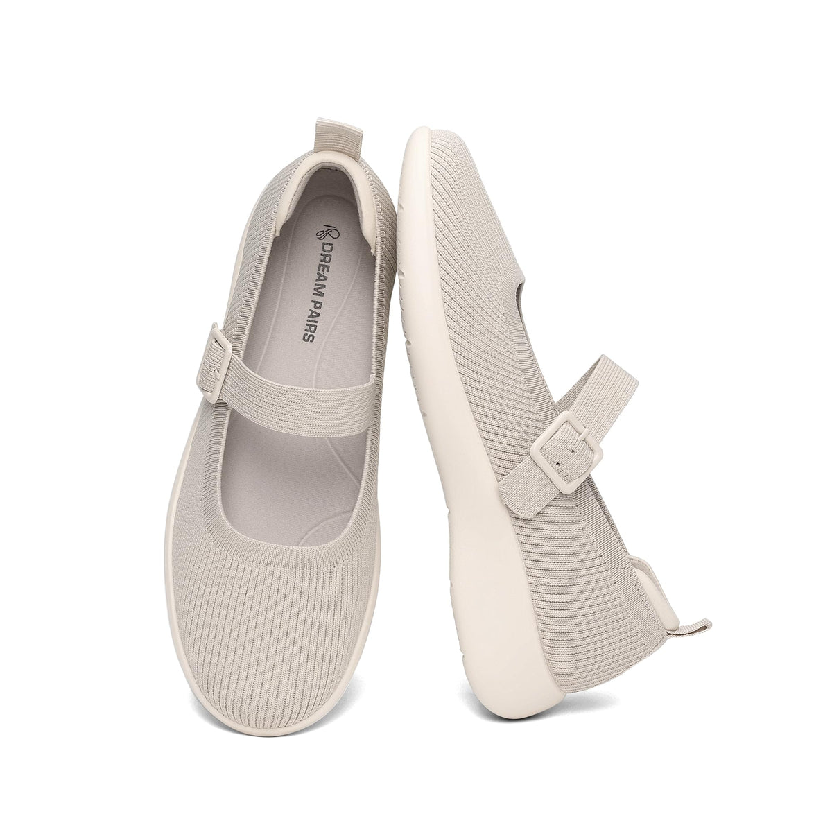 DREAM PAIRS Womens Ballet Mary Jane Flats Shoes | Arch Support, Anti-slip, Cushioning, Machine Washable, Comfortable Breathable, Walking Dressy Business Office Flat Shoes