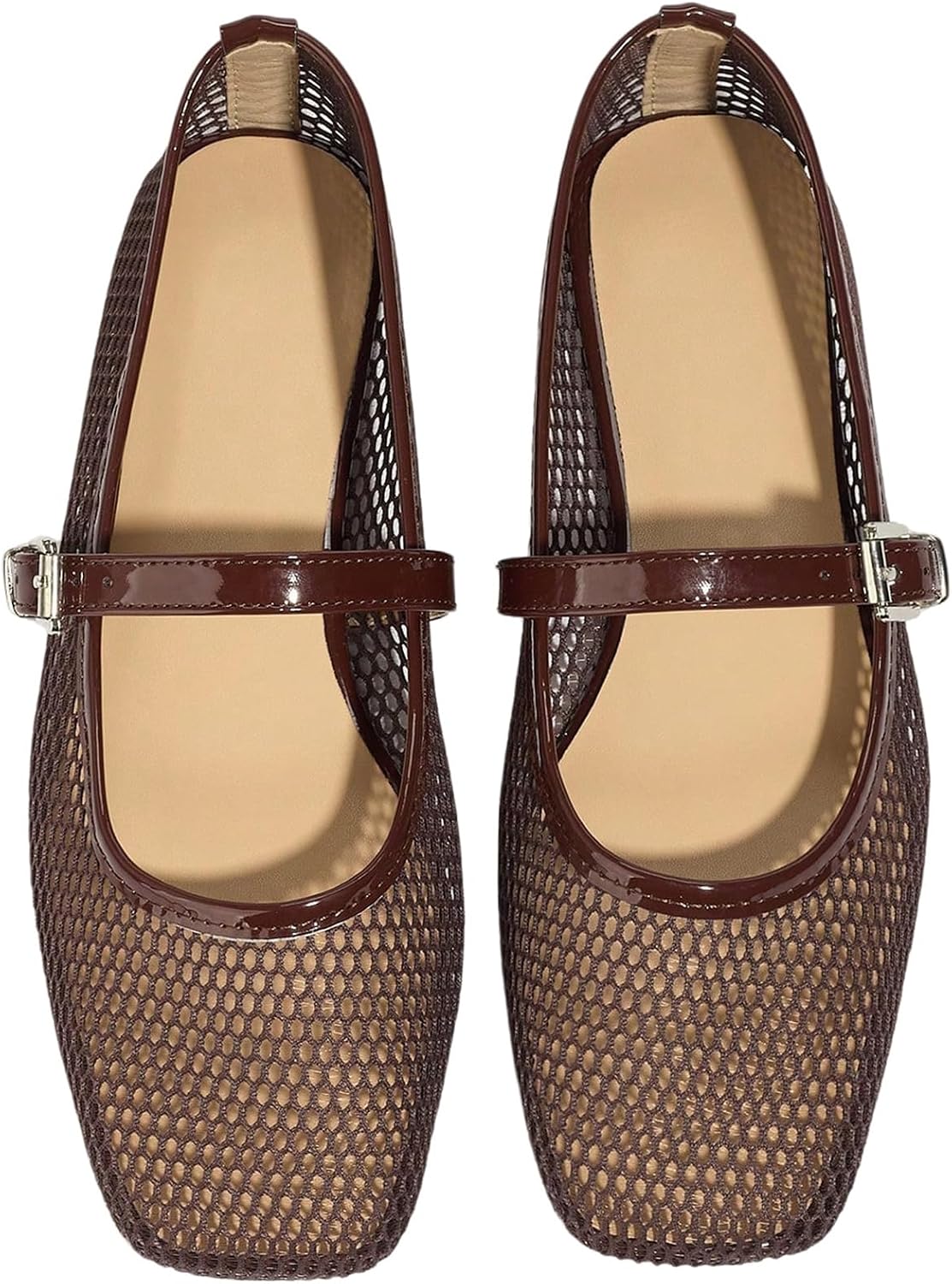 Milumia Summer Leopard Mesh Ballet Flats for Women Comfortable Dressy Work | Summer Shoes,Cute Ballerina Flats,Work Shoes Women Business Casual, Closed Toe Sandals,Slip On