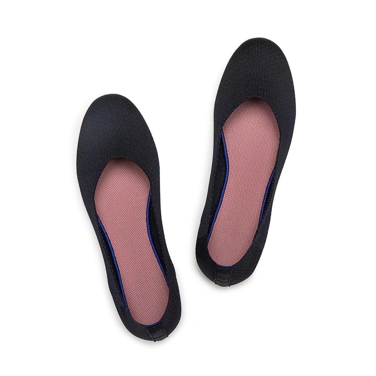 Frank Mully Women’s Ballet Flat Shoes Knit Dress Shoes Round Toe Slip On Ballerina Flats for Woman Low Wedge Comfort Soft