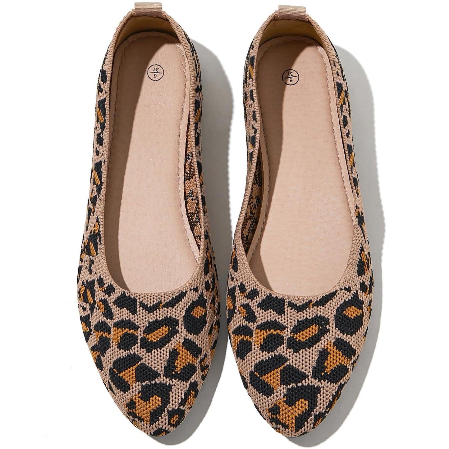 Shupua Women's Pointed Toe Ballet Flats