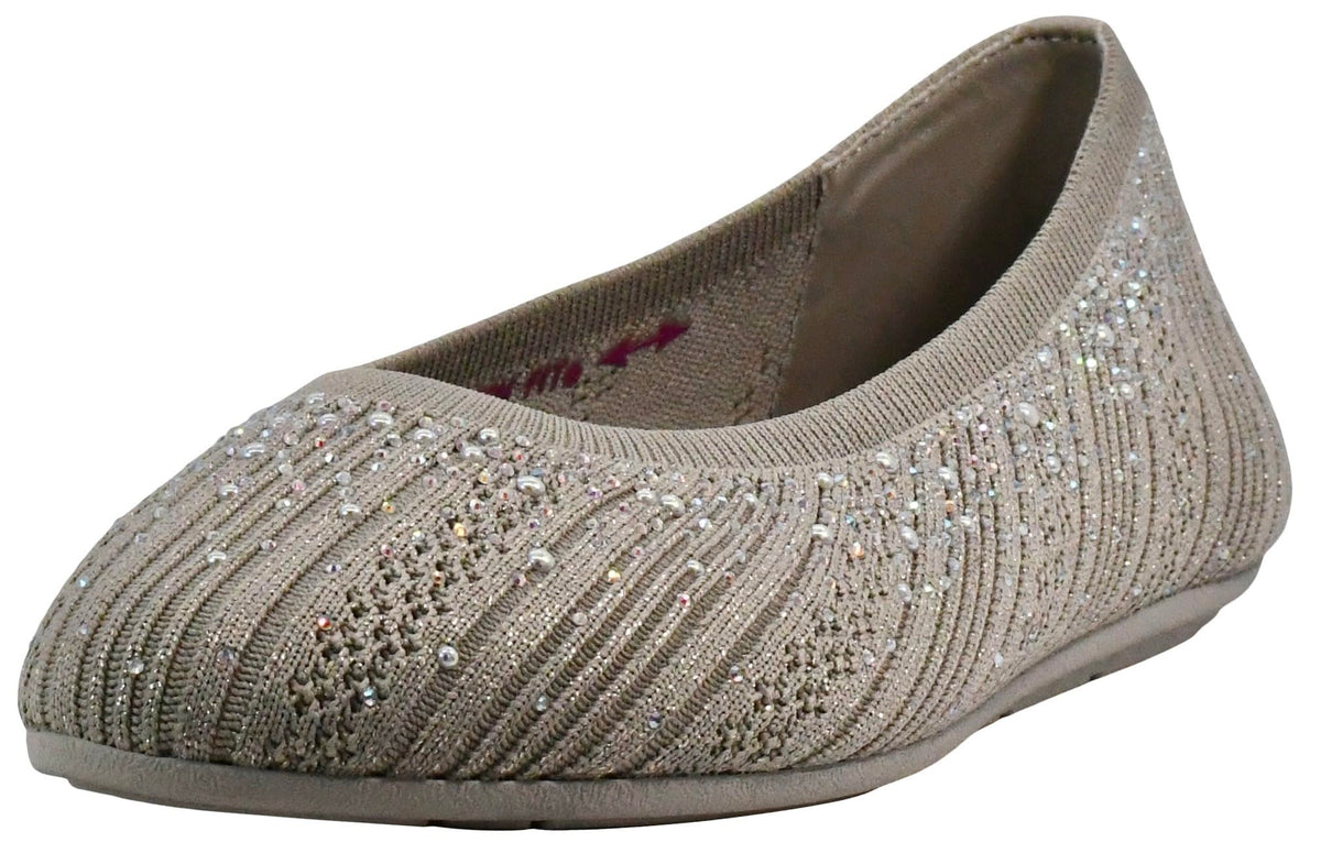 Skechers Women's Cleo 2.0 - Glitzy Daze | Modern Comfort Casual, Dress, Air-Cooled Memory Foam, Stretch Fit, Vegan, Recycled Materials