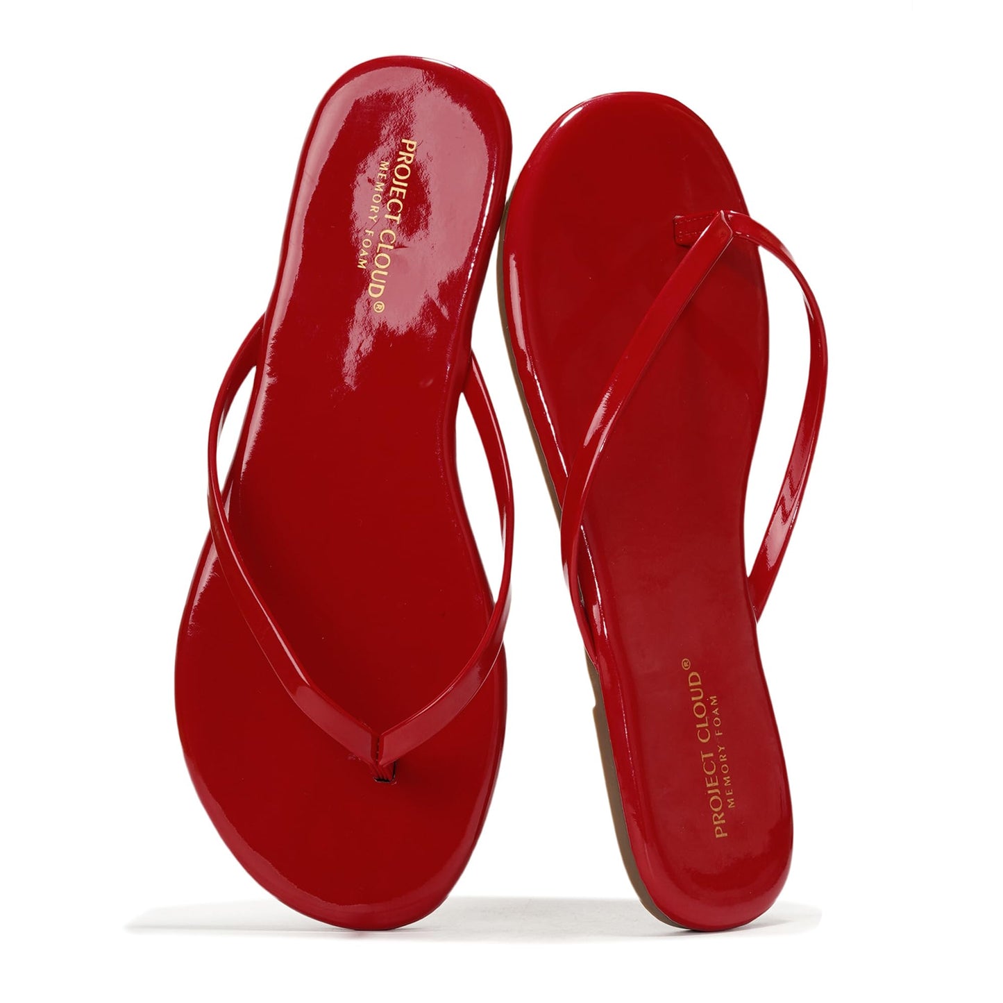 Project Cloud Flip Flops for Women Memory Foam Flats Sandals (Foundations) | Lightweight and Durable Non-Slip SoleWomens Sandals - Beach Essentials Womens Flat Sandals for Everyday Comfort Daily Wear