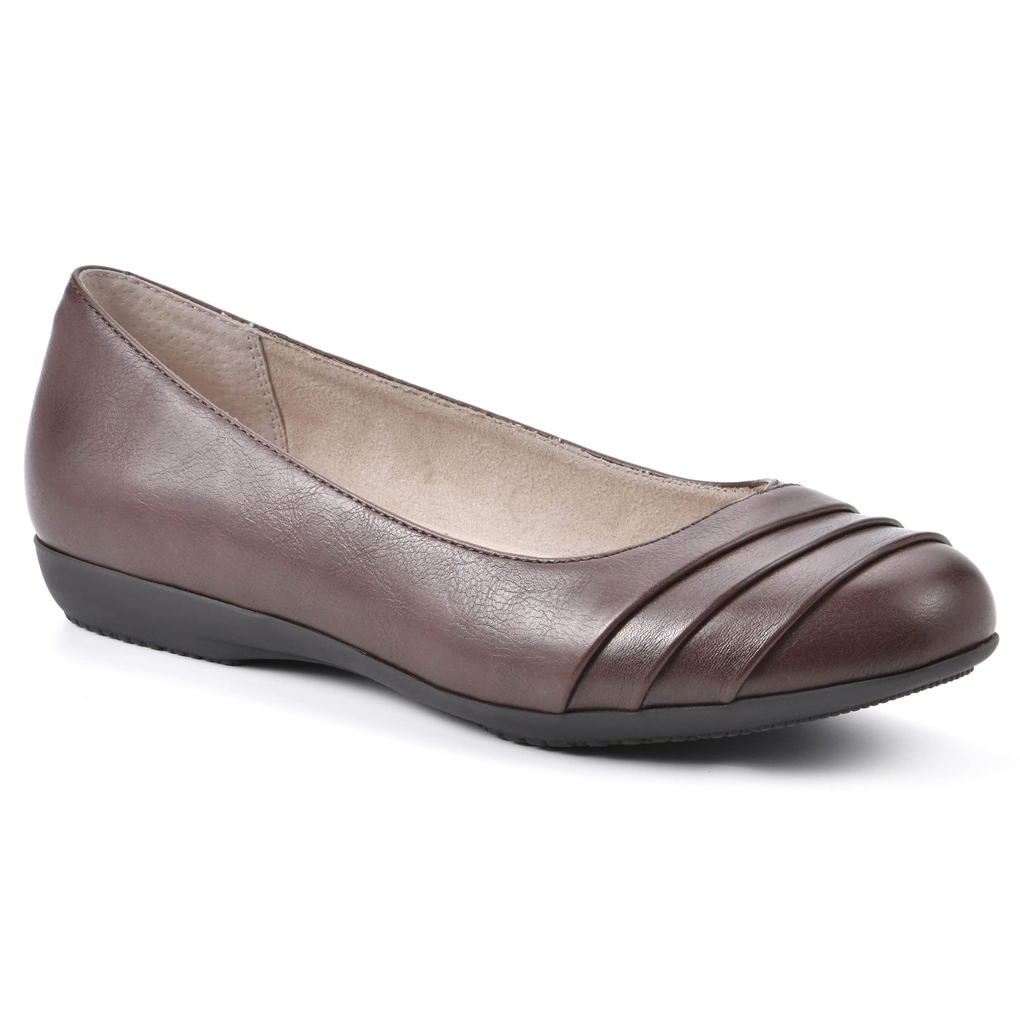 Cliffs by White Mountain Women's Clara Cushioned Ballet Flat