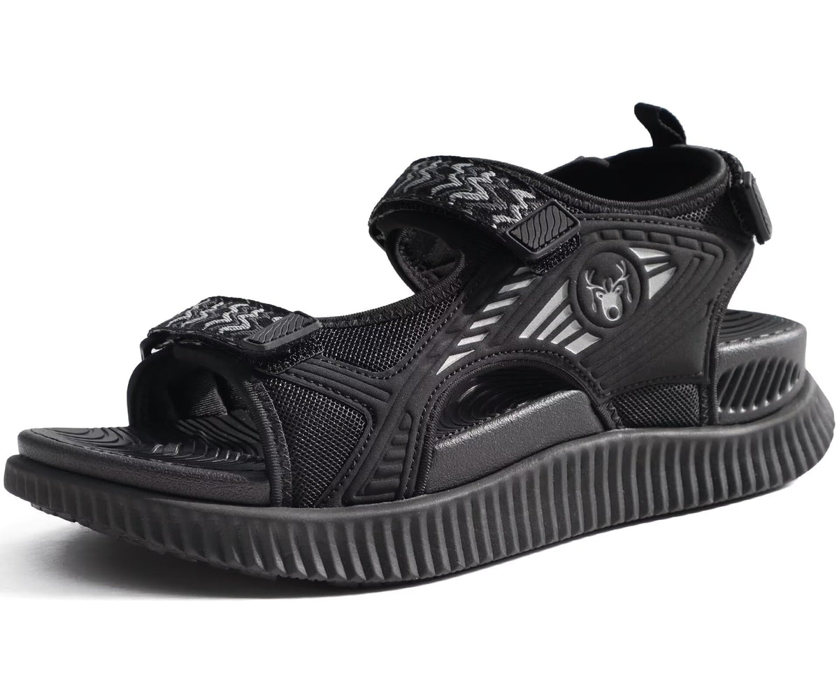 KuaiLu Womens Orthopedic Walking Sandals with Comfortable Arch Support | Relief Plantar Fasciitis Summer Outdoor Hiking Recovery Adjustable Strap Athletic Chunky Cushion Shoes