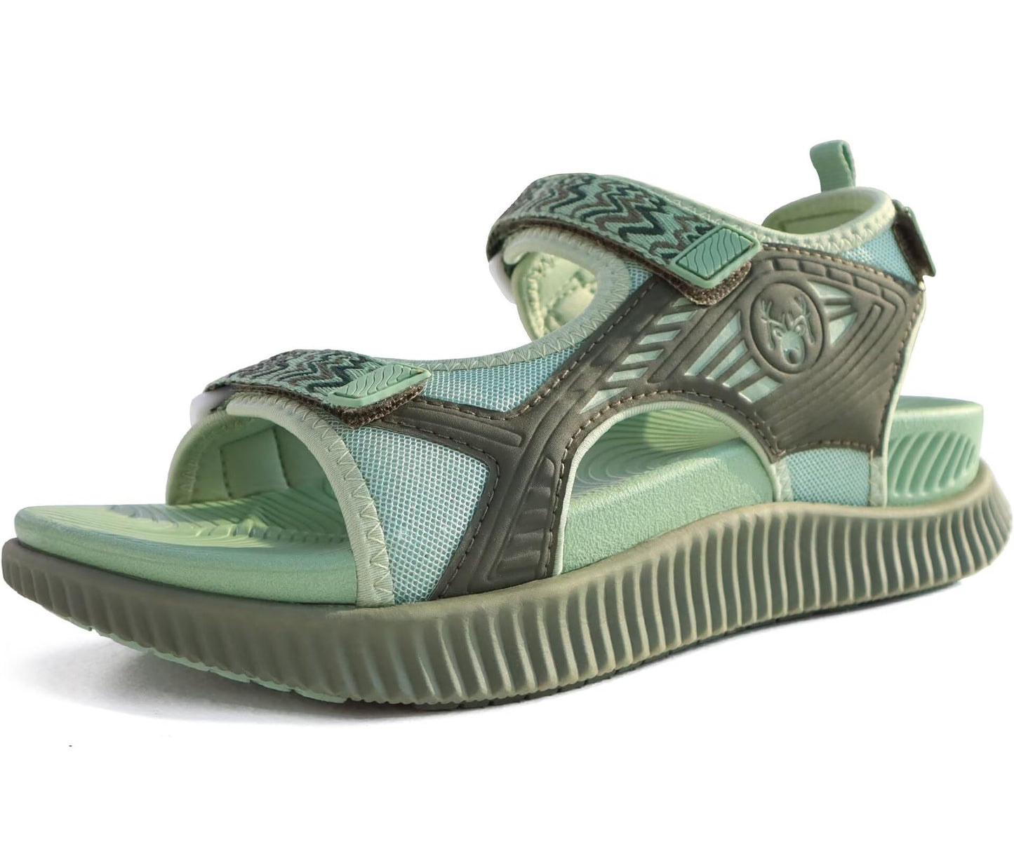 KuaiLu Womens Orthopedic Walking Sandals with Comfortable Arch Support | Relief Plantar Fasciitis Summer Outdoor Hiking Recovery Adjustable Strap Athletic Chunky Cushion Shoes