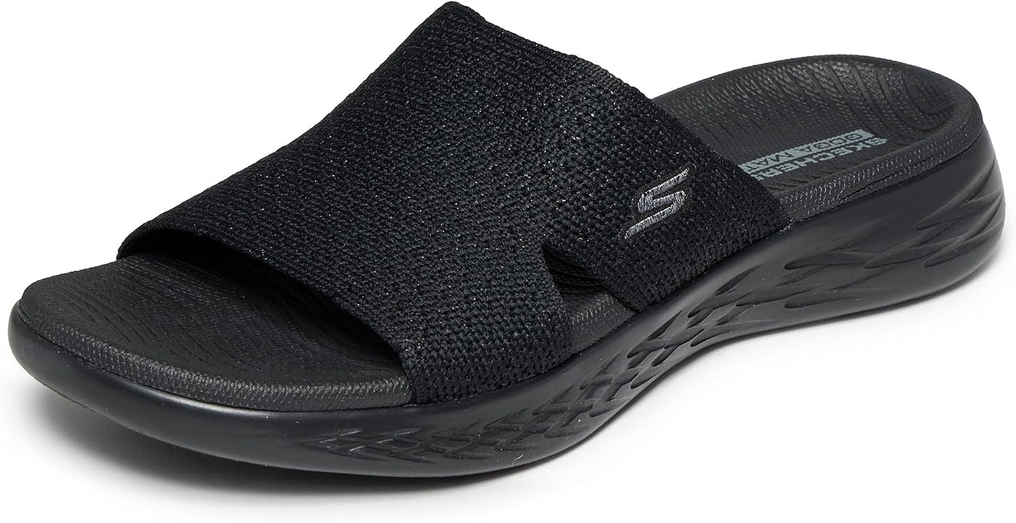 Skechers Women's On-The-Go 600 Adore | Casual, Stretch Fit, Air-Cooled Goga Mat, 5GEN Cushioning, Machine Washable