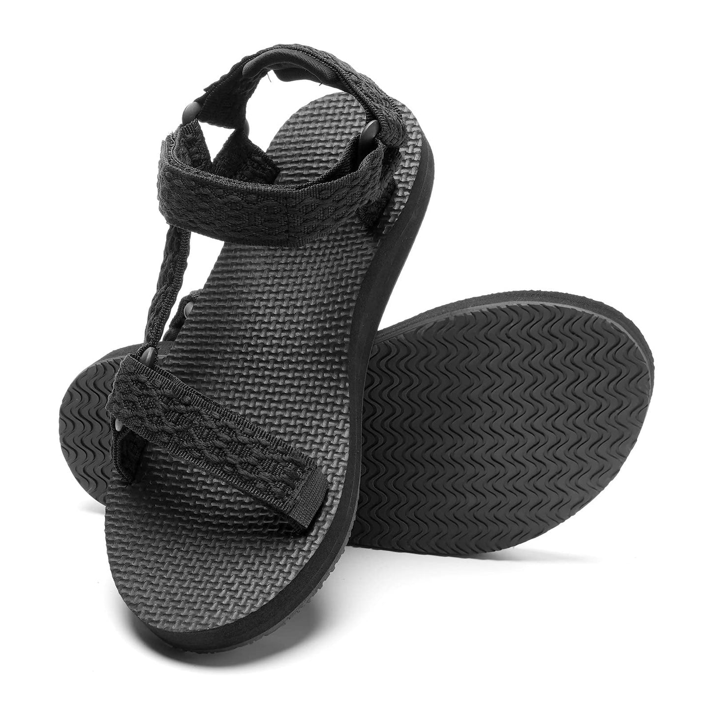 WateLves Womens-Sport-Sandals Hiking Sandals with-Arch-Support Webbing-Outdoor-Beach-Water-Sandals for Travel-Walking-Trekking-Camping