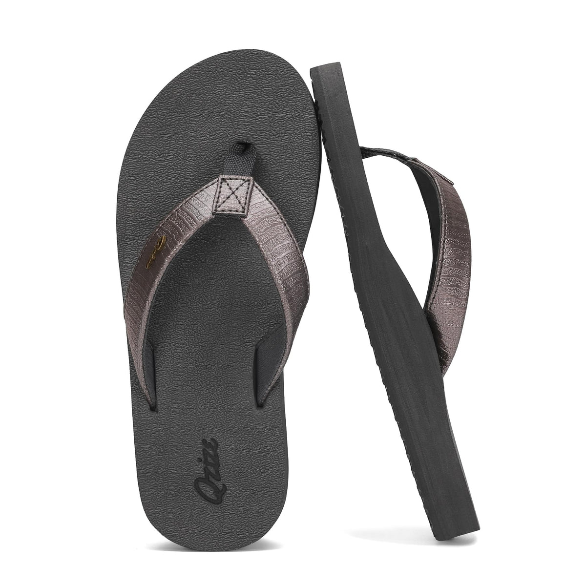 Women's Flip Flops with Arch Support Leather Strap Thong Sandals | Flexible Lightweight Design, Quick-Dry Material, All-Day Comfort for Beach, Pool, Shower, Travel and Everyday Wear
