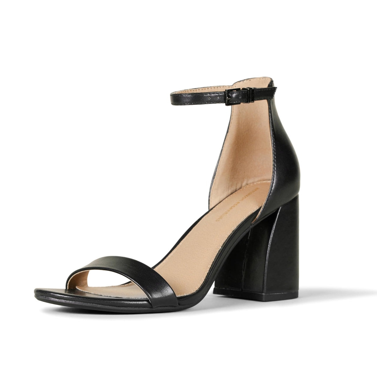 Amazon Essentials Women's Ankle Strap Block Heel Nola Sandals