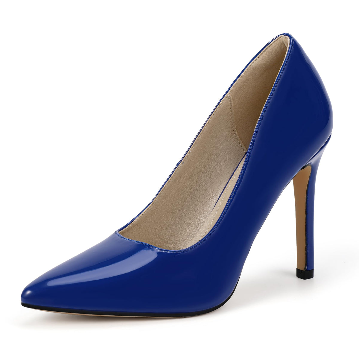 IDIFU IN4 Women's Pumps High Heels Closed Toe Stiletto Pointed Toe Dress Shoes Wedding Prom Bridal Daily Work Office Business Trendy Fashion Sexy Comfortable Pumps Dressy Shoes