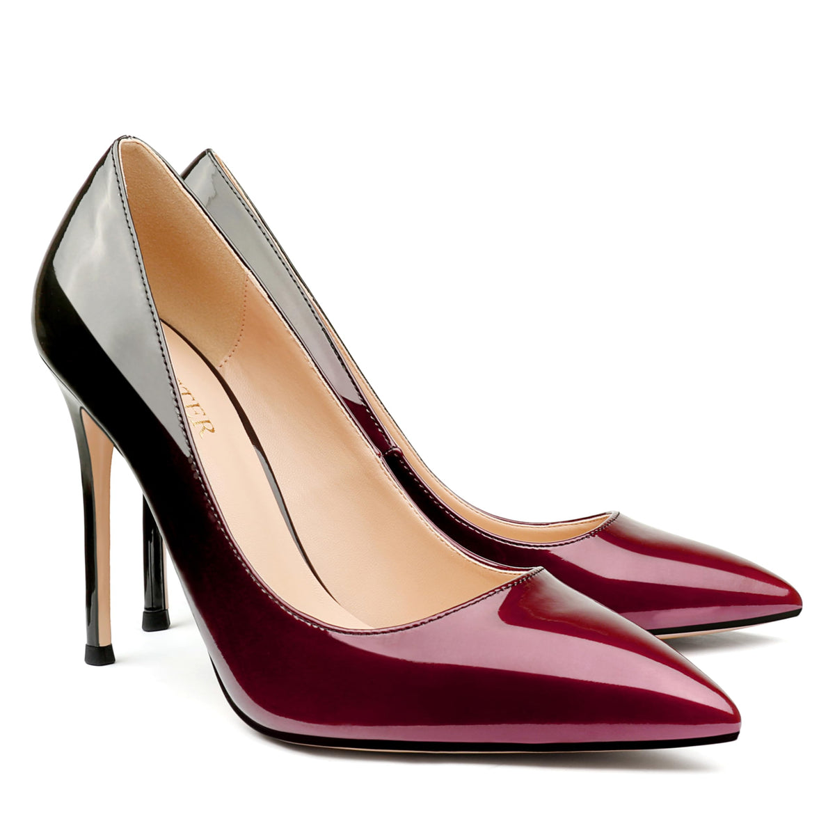 COLETER Women's 4 Inch Pumps Pointed Toe Dress Shoes Slip On Stiletto Pumps | Closed Toe Stiletto High Heel Pumps, Elegant Dress Heels for Business Casual, Formal, Evening Party