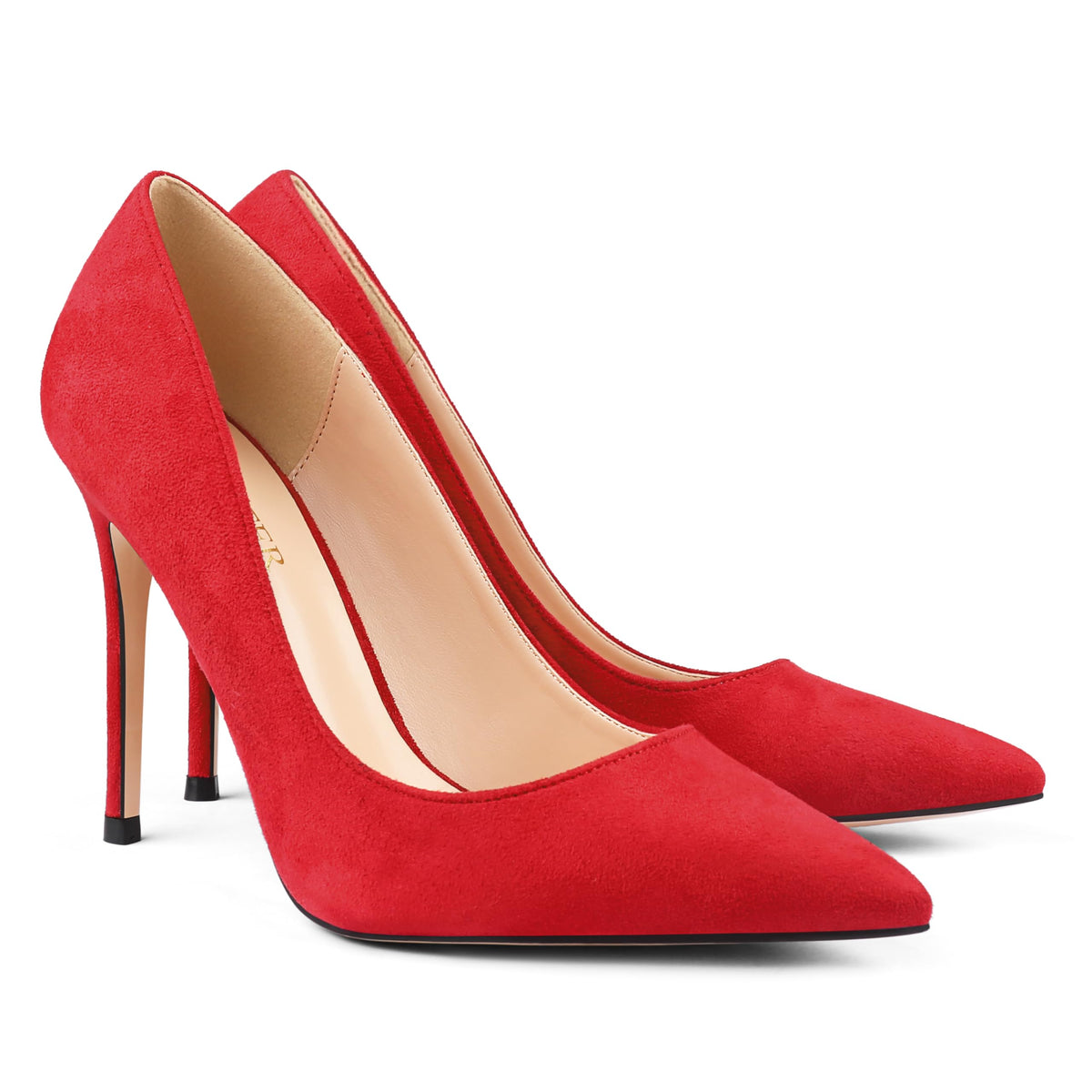 COLETER Women's 4 Inch Pumps Pointed Toe Dress Shoes Slip On Stiletto Pumps | Closed Toe Stiletto High Heel Pumps, Elegant Dress Heels for Business Casual, Formal, Evening Party