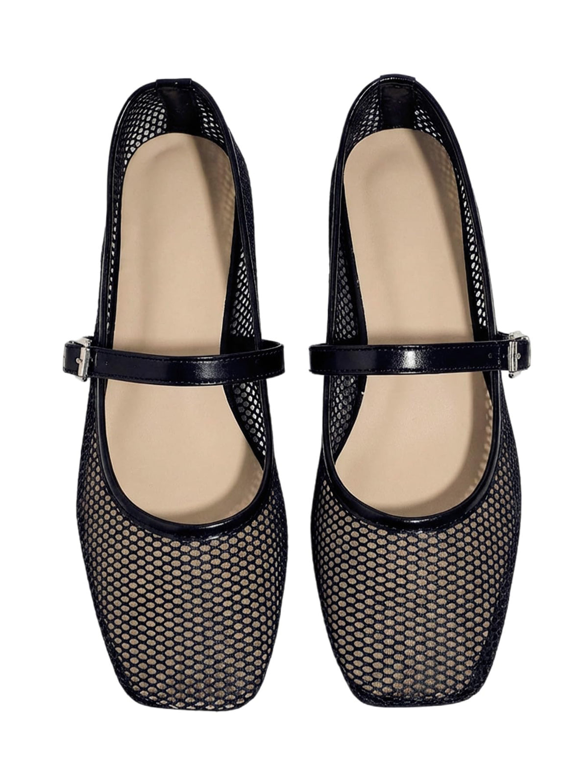 Milumia Summer Leopard Mesh Ballet Flats for Women Comfortable Dressy Work | Summer Shoes,Cute Ballerina Flats,Work Shoes Women Business Casual, Closed Toe Sandals,Slip On
