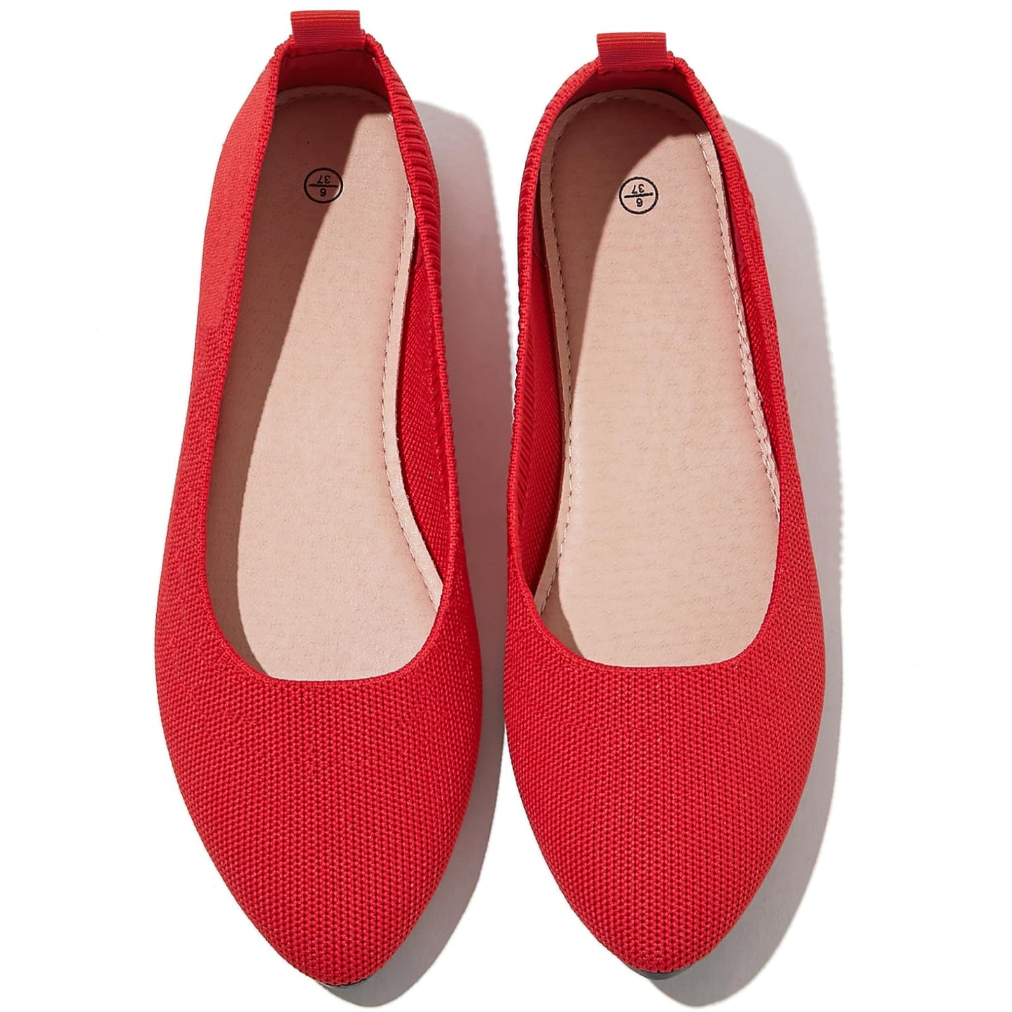 Shupua Women's Pointed Toe Ballet Flats