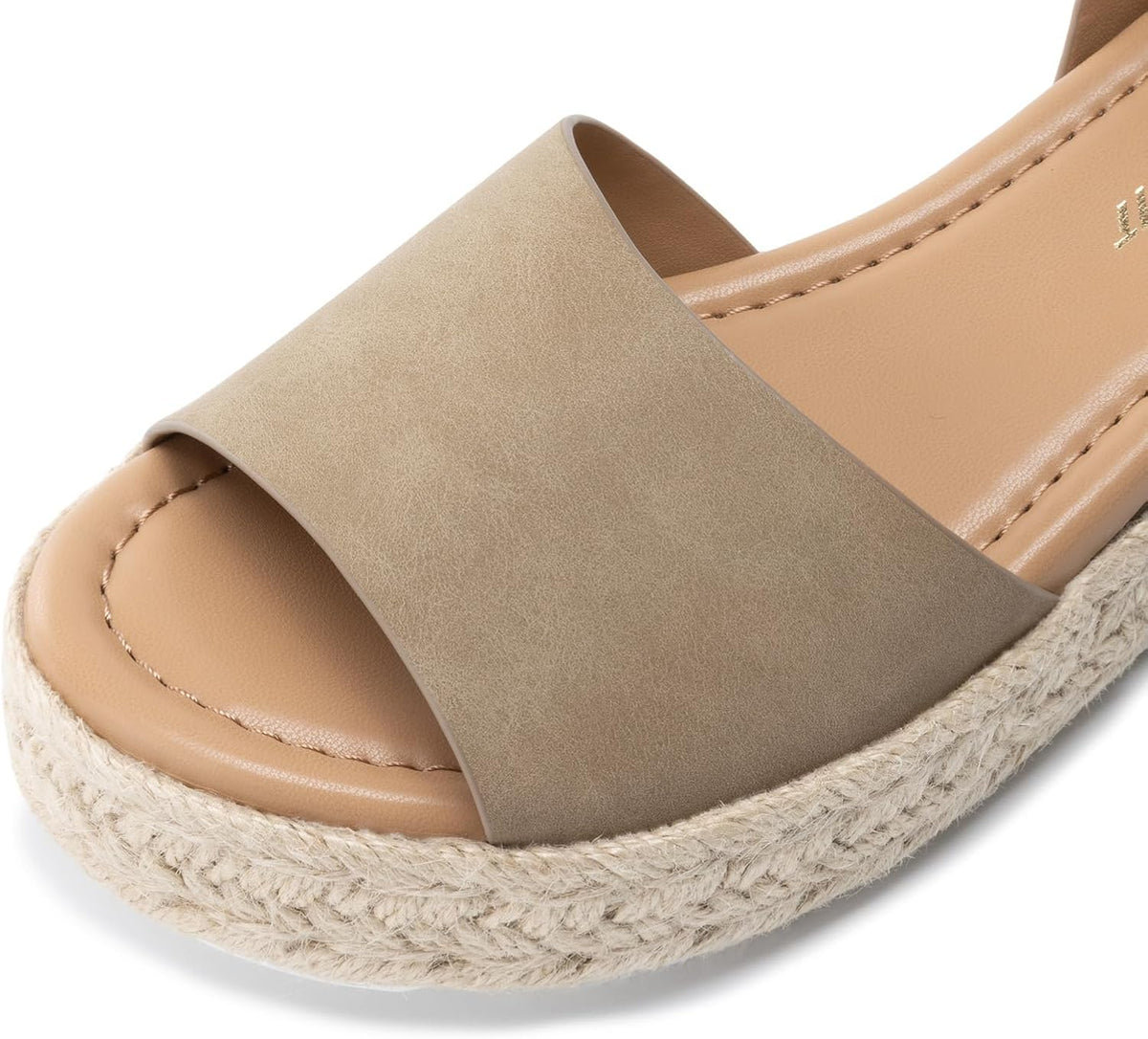 Athlefit Women's Espadrille Platform Wedge Sandals | Adjustable Ankle Strap Buckle,Comfortable Open Toe Flatform,Summer Casual Daily Wear for All-Day