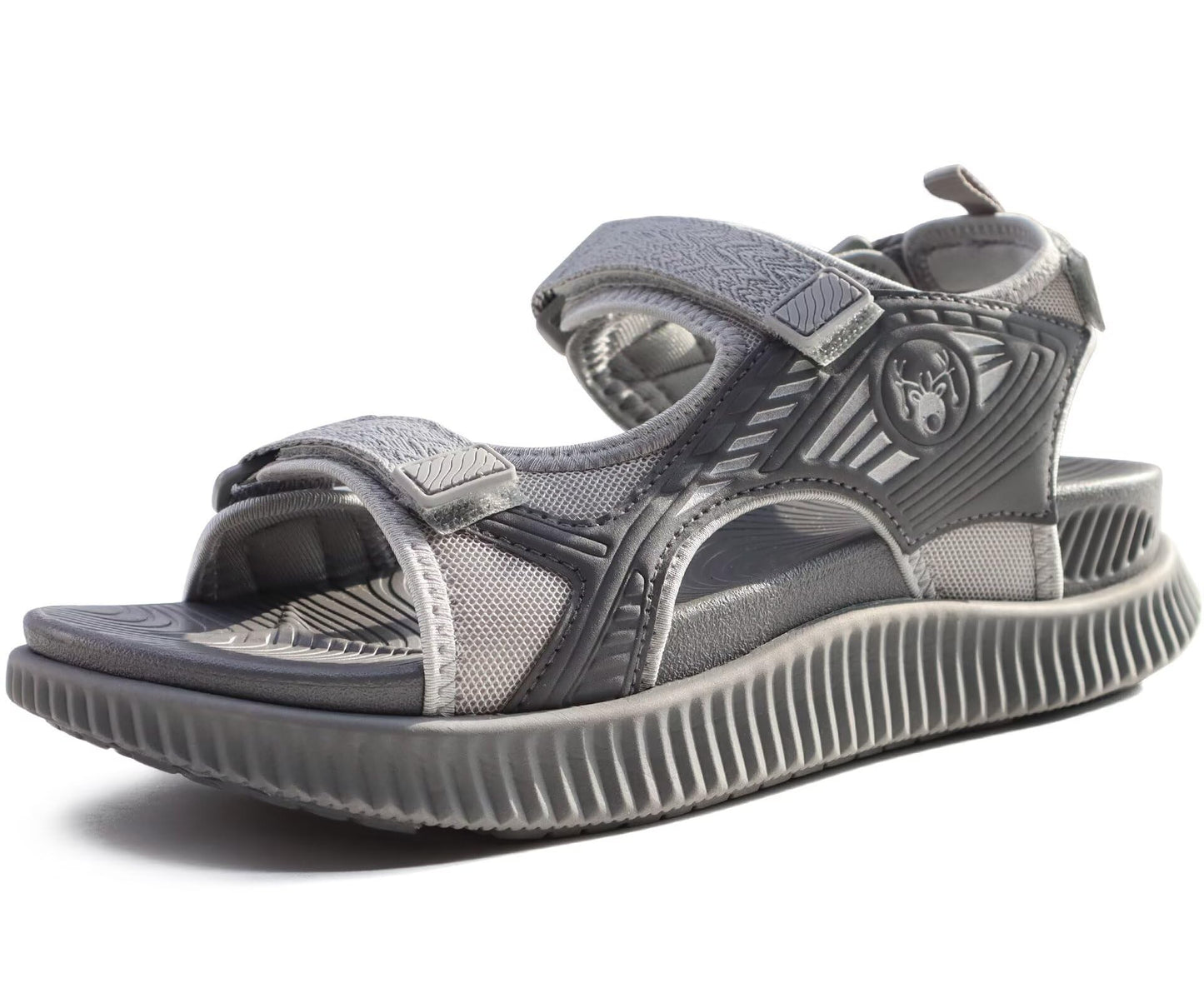 KuaiLu Womens Orthopedic Walking Sandals with Comfortable Arch Support | Relief Plantar Fasciitis Summer Outdoor Hiking Recovery Adjustable Strap Athletic Chunky Cushion Shoes