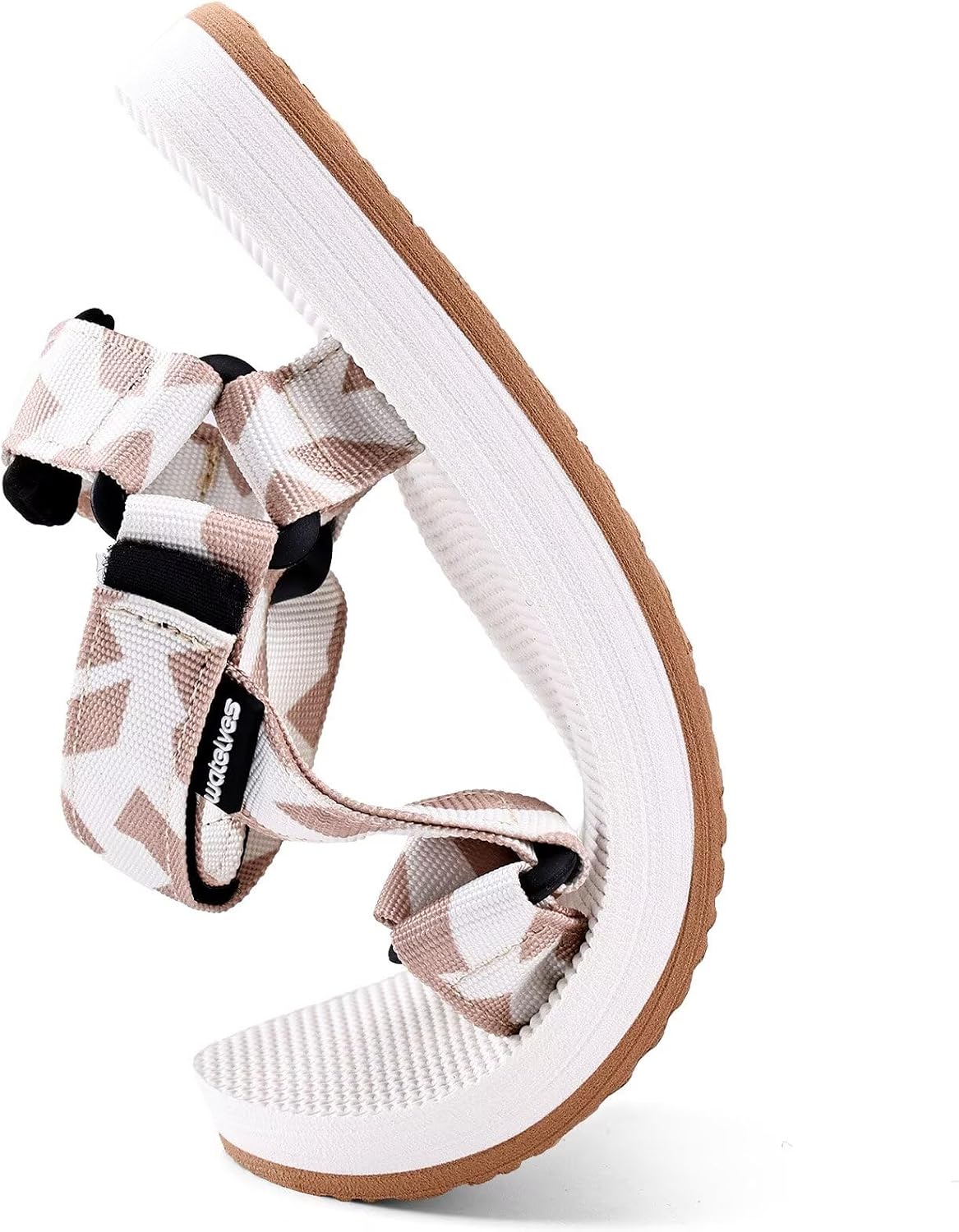 WateLves Womens-Sport-Sandals Hiking Sandals with-Arch-Support Webbing-Outdoor-Beach-Water-Sandals for Travel-Walking-Trekking-Camping