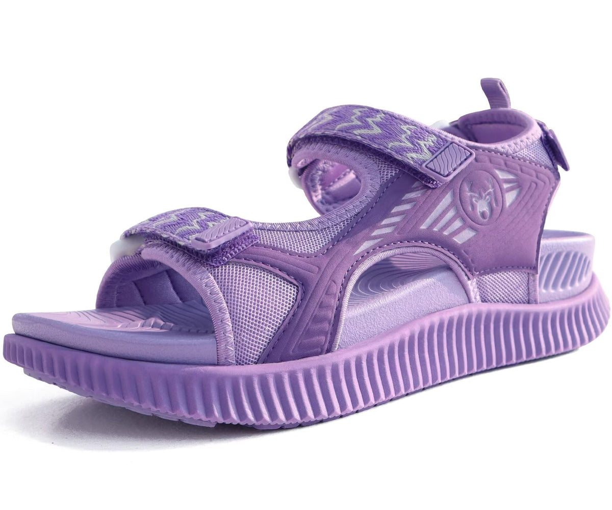 KuaiLu Womens Orthopedic Walking Sandals with Comfortable Arch Support | Relief Plantar Fasciitis Summer Outdoor Hiking Recovery Adjustable Strap Athletic Chunky Cushion Shoes
