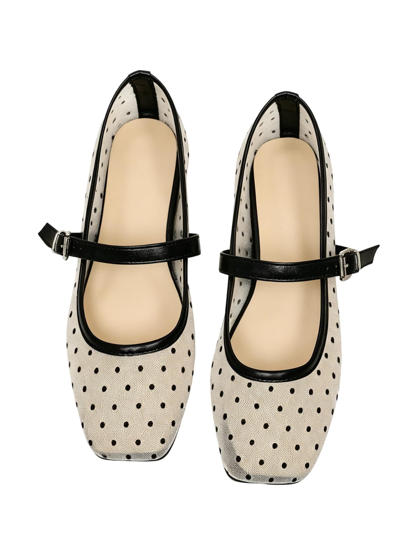 Milumia Summer Leopard Mesh Ballet Flats for Women Comfortable Dressy Work | Summer Shoes,Cute Ballerina Flats,Work Shoes Women Business Casual, Closed Toe Sandals,Slip On