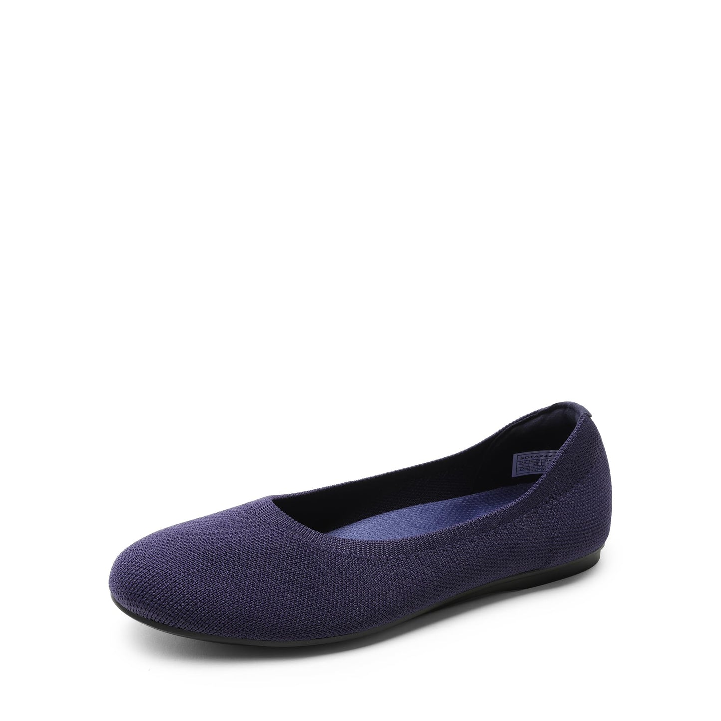 DREAM PAIRS Women's Dress Knit Ballet Comfort Flats | Comfortable Round Toe Slip-On Flexible Portable Breathable Dress Office Flats for Daily Walking and Travel
