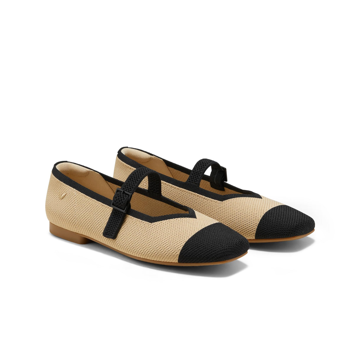 VIVAIA Women's Margot Mary Jane Square-Toe Ballet Flats