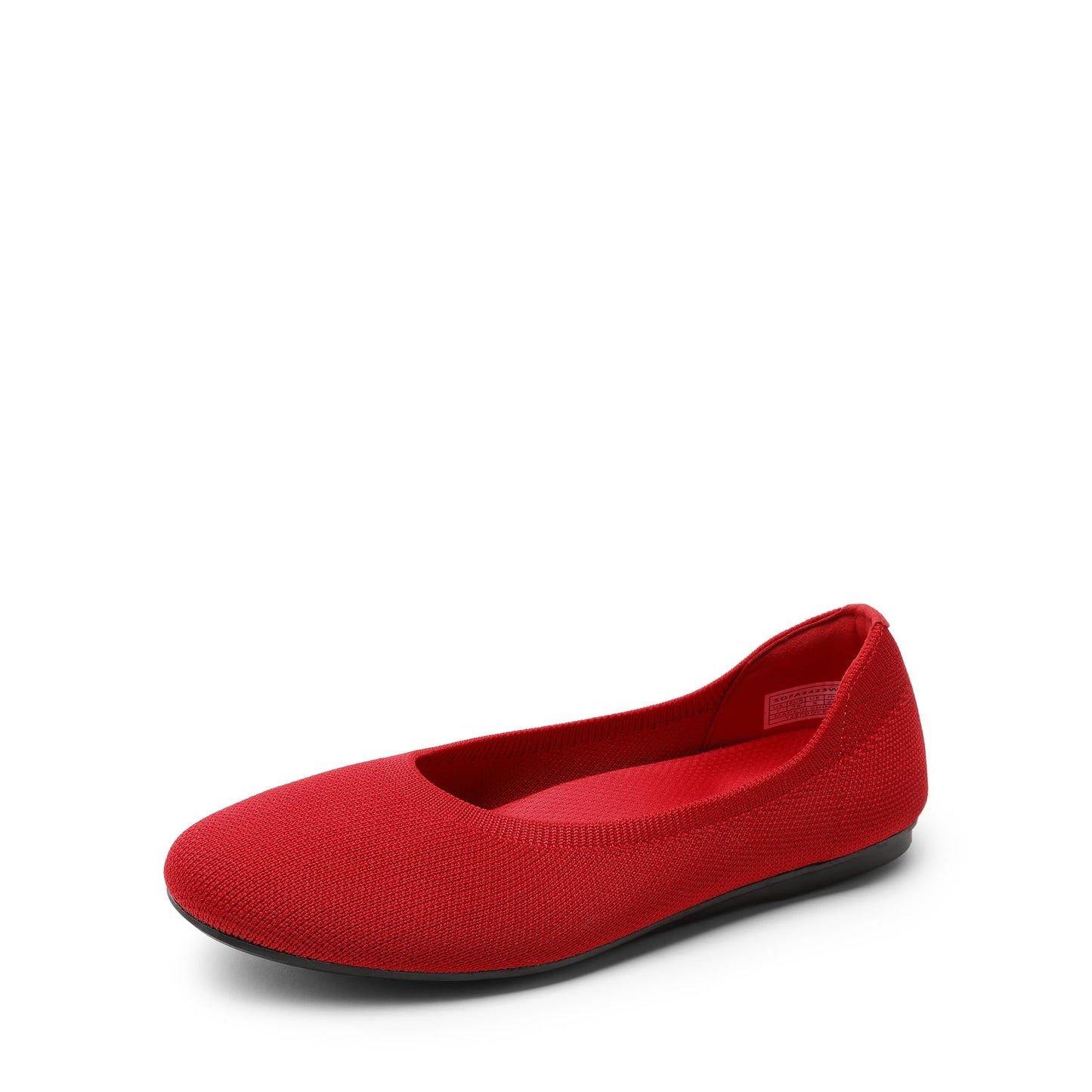 DREAM PAIRS Women's Dress Knit Ballet Comfort Flats | Comfortable Round Toe Slip-On Flexible Portable Breathable Dress Office Flats for Daily Walking and Travel