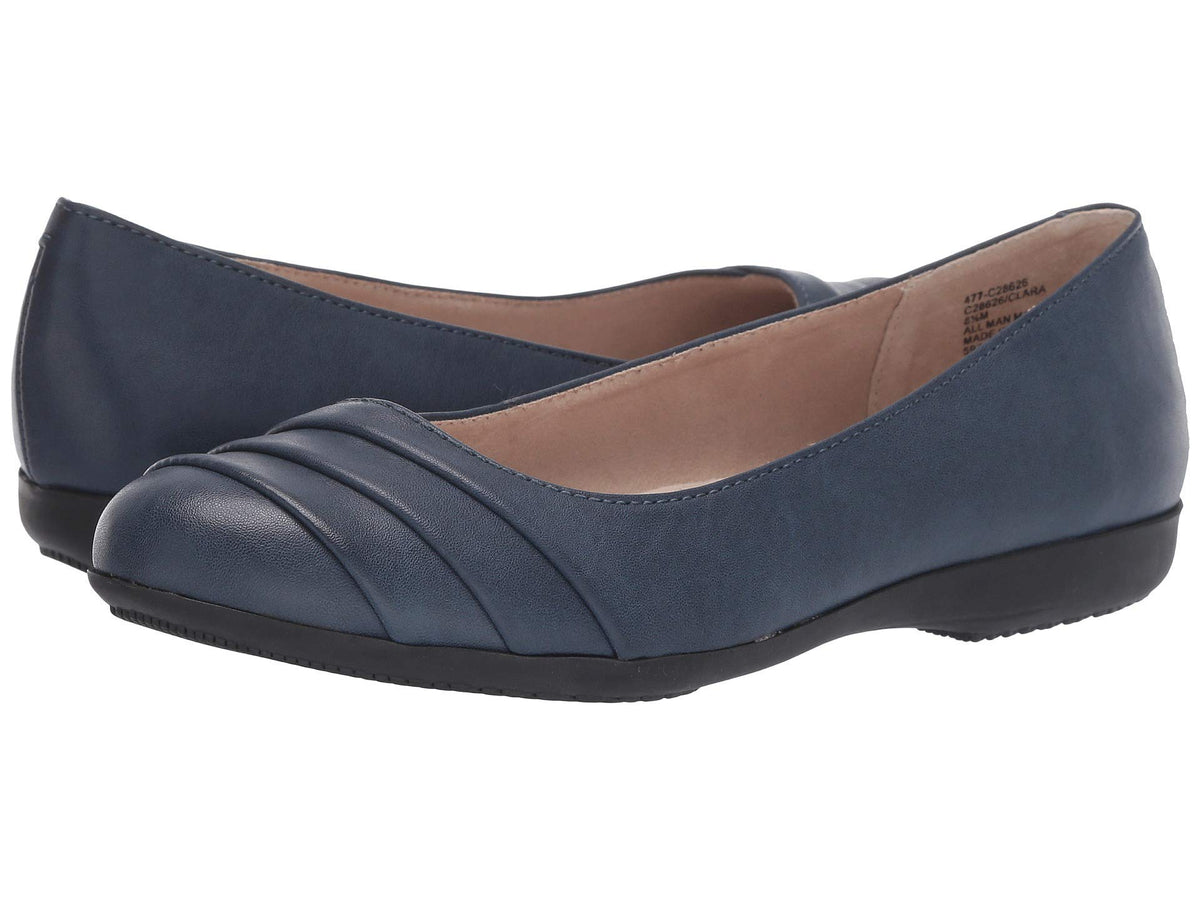 Cliffs by White Mountain Women's Clara Cushioned Ballet Flat