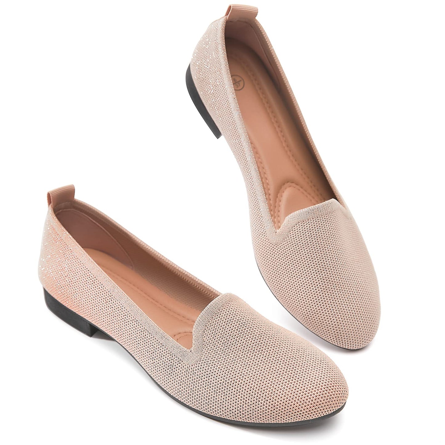 BABUDOG Women's Flats Shoes Mesh Slip on Loafers Soft Memory Foam Flats | Breathable Mesh Slip on Loafers,Casual Comfortable Dress Shoes for Work