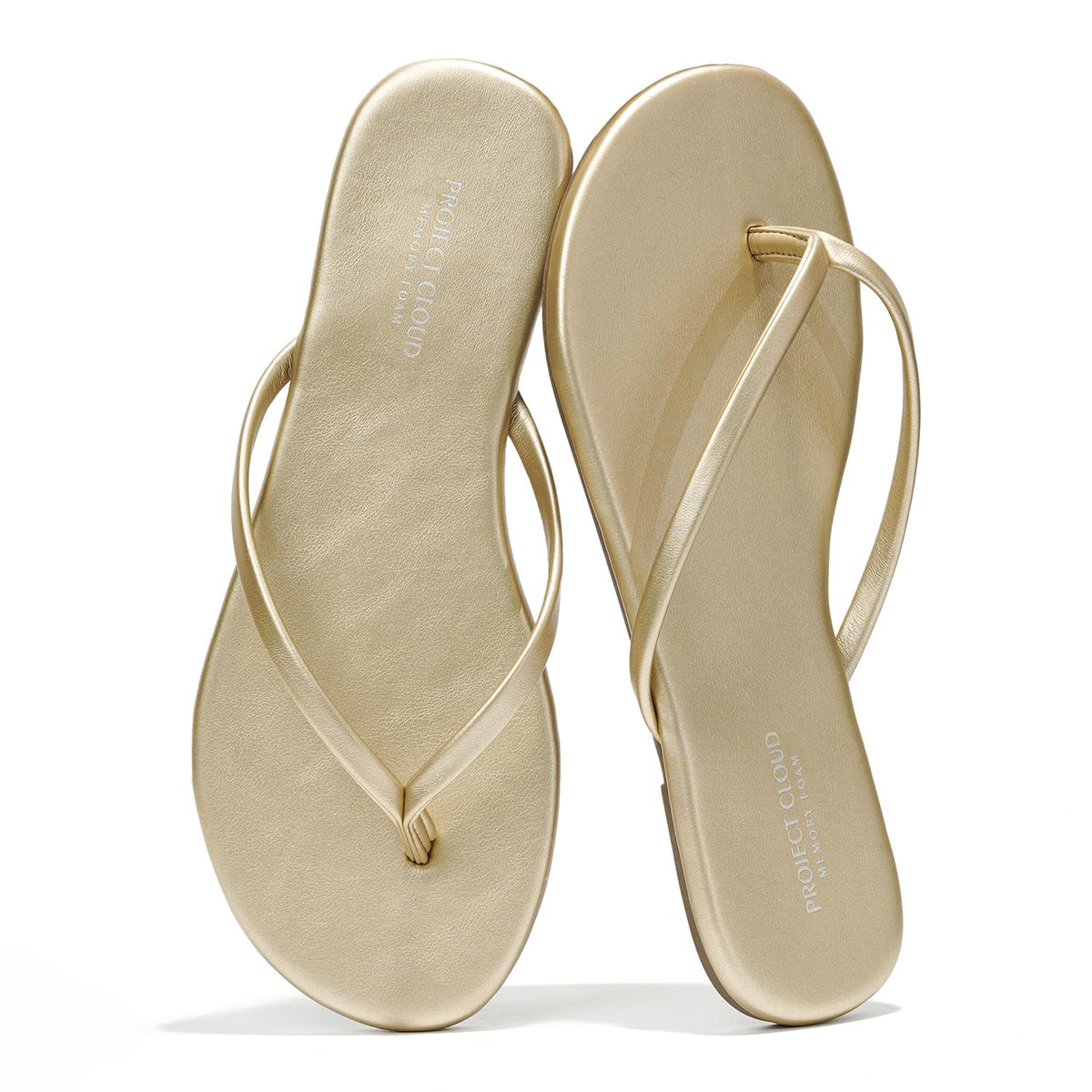 Project Cloud Flip Flops for Women Memory Foam Flats Sandals (Foundations) | Lightweight and Durable Non-Slip SoleWomens Sandals - Beach Essentials Womens Flat Sandals for Everyday Comfort Daily Wear
