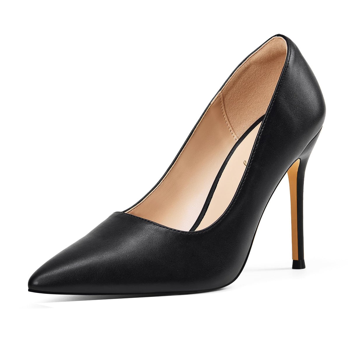 Elisabet Tang Women's High Heels Pumps Closed Pointed Toe Stiletto 4inch Heels Classic Office Special Dressy Wedding Pump Shoes