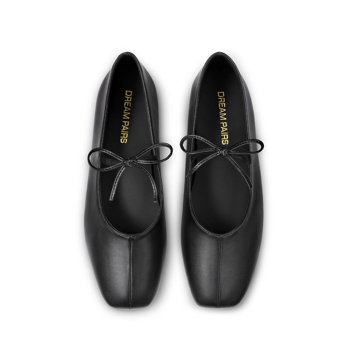 DREAM PAIRS Women's Ballet Mary Jane Flats | Square Toe Slip on Ballet Flats for Women,with Bow Dressy Comfortable for Casual Daily Work Office Shoes