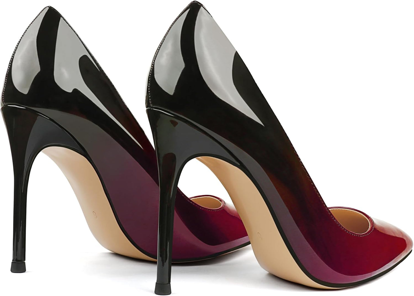 COLETER Women's 4 Inch Pumps Pointed Toe Dress Shoes Slip On Stiletto Pumps | Closed Toe Stiletto High Heel Pumps, Elegant Dress Heels for Business Casual, Formal, Evening Party